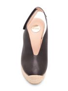 Ras 'butter' Leather Wedges Ras 'butter' Leather Wedges - Negro