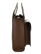 Burberry Mini Pocket Bag In Leather With Stitching Burberry Mini Pocket Bag In Leather With Stitching - Brown