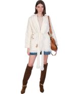 Alanui Cardigan In White Wool Alanui Cardigan In White Wool - Canvas White
