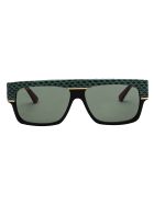 Gg0483s Sunglasses Gucci Gg0483s Sunglasses - 003 BLACK BLACK GREEN