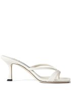 Jimmy Choo Maelie White Leather Mules Jimmy Choo Maelie White Leather Mules - White