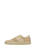 Common Projects Bball Low Sneakers In Powder Leather And Fabric Common Projects Bball Low Sneakers In Powder Leather And Fabric - powder