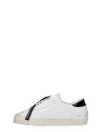 D.A.T.E. Hill Low Sneakers In White Leather D.A.T.E. Hill Low Sneakers In White Leather - white