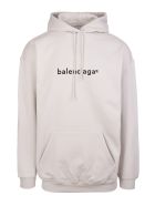 Unisex Grey "new Copyright" Hoodie Balenciaga Unisex Grey "new Copyright" Hoodie - Cement grey/black