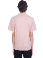 Throwback T-shirt In Rose-pink Cotton Throwback T-shirt In Rose-pink Cotton - rose-pink