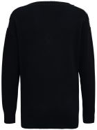 Mauro Grifoni Bicolor Wool V-neck Sweater Mauro Grifoni Bicolor Wool V-neck Sweater - Black