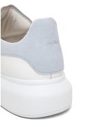 Alexander McQueen Oversize Leather Sneakers With Contrasting Heel Tab Alexander McQueen Oversize Leather Sneakers With Contrasting Heel Tab - White