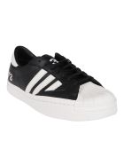 Y-3 Black And White Leather Yohji Star Sneakers Y-3 Black And White Leather Yohji Star Sneakers - Nero e Bianco