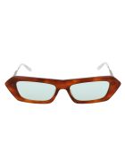 Gg0642s Sunglasses Gucci Gg0642s Sunglasses - 003 HAVANA SILVER GREEN