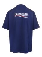 Unisex Blue "political Campaign" T-shirt Balenciaga Unisex Blue "political Campaign" T-shirt - Pacific blue/white