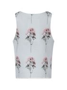 Caroline Bosmans Light Blue Tank For Girl Top With Flowers Caroline Bosmans Light Blue Tank For Girl Top With Flowers - Light Blue