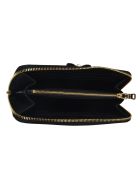 Miu Miu Zip-around Logo Continental Wallet Miu Miu Zip-around Logo Continental Wallet - Black