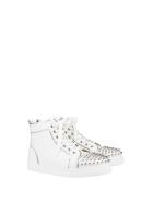 Christian Louboutin Christian Louboutin Lou Spikes Sneakers Christian Louboutin Christian Louboutin Lou Spikes Sneakers - Bianco silver