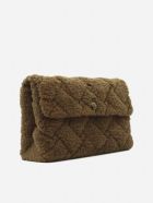 Kensington Soft Xxl Shoulder Bag In Faux Fur Kurt Geiger Kensington Soft Xxl Shoulder Bag In Faux Fur - Cammello