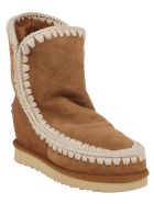 Mou Eskimo Inner Wedge Short Mou Eskimo Inner Wedge Short - Cog Cognac