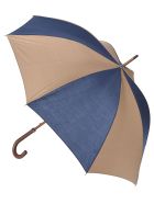 Colourblock Umbrella Eddy Monetti Colourblock Umbrella - Khaki/Blue