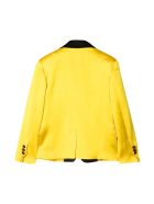 Balmain Two-tone Single-breasted Teen Blazer Balmain Two-tone Single-breasted Teen Blazer - Giallo
