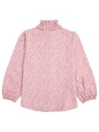 Il Gufo Organic Cotton Floral Shirt Il Gufo Organic Cotton Floral Shirt - Pink