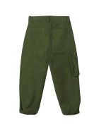 Fendi Green Trousers With Medium Waist Fendi Green Trousers With Medium Waist - Verde