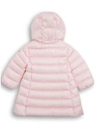 Moncler Majeure Long Down Jacket In Pink Nylon Moncler Majeure Long Down Jacket In Pink Nylon - Pink