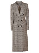 self-portrait Embellished Check Coat self-portrait Embellished Check Coat - Multicolor