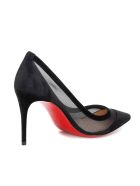 Christian Louboutin Black Suede Galativi 85 Pumps Christian Louboutin Black Suede Galativi 85 Pumps - BLACK