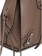 Balenciaga Neo Classic City Handbag In Taupe Colored Hammered Leather Balenciaga Neo Classic City Handbag In Taupe Colored Hammered Leather - Beige