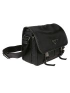 Buckled Flap Logo Shoulder Bag Prada Buckled Flap Logo Shoulder Bag - Nero