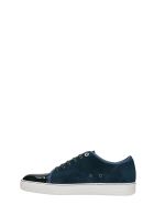 Lanvin Dbb1 Sneakers In Green Suede And Leather Lanvin Dbb1 Sneakers In Green Suede And Leather - green