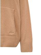 MSGM Camel-colored Wool And Cashmere Hoodie MSGM Camel-colored Wool And Cashmere Hoodie - Beige
