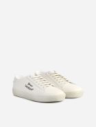 Saint Laurent Court Sl / 06 Sneakers In Cotton Saint Laurent Court Sl / 06 Sneakers In Cotton - Cream