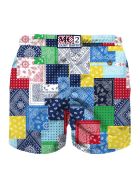 Patchwork Bandana Boy Swimsuit MC2 Saint Barth Patchwork Bandana Boy Swimsuit