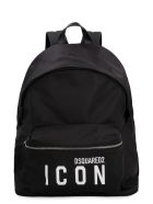 Logo Detail Nylon Backpack Dsquared2 Dsquared2 Logo Detail Nylon Backpack Dsquared2