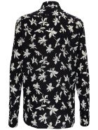 Saint Laurent Floral Silk Shirt Saint Laurent Floral Silk Shirt - Noir Craie