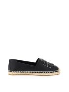 Tory Burch Ines Leather Espadrilles Tory Burch Ines Leather Espadrilles - Nero