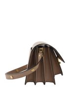 Marni Trunk Bag In Mono-coloured Saffiano Calfskin Marni Trunk Bag In Mono-coloured Saffiano Calfskin - Brown