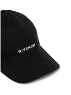 Givenchy Black Cotton Blend Hat With Logo Givenchy Black Cotton Blend Hat With Logo - Black