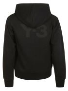 Y-3 Rear Logo Zipped Hoodie Y-3 Rear Logo Zipped Hoodie - Black