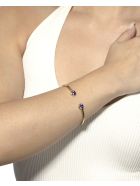 Lo Spazio Tanzanite Bangle Lo Spazio Jewelry Lo Spazio Tanzanite Bangle - Purple_Blue