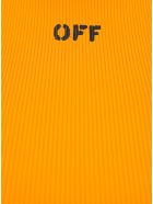 Off-White Orange Crop Top With Logo Print Off-White Orange Crop Top With Logo Print - Orange