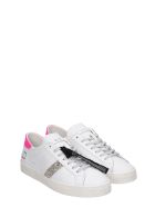 D.A.T.E. Hill Low Sneakers In White Leather D.A.T.E. Hill Low Sneakers In White Leather - white