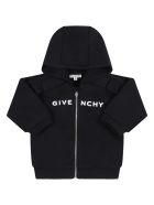 Givenchy Black Sweatshirt For Baby Girl With Logo Givenchy Black Sweatshirt For Baby Girl With Logo - Black