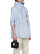 3.1 Phillip Lim High Neck Blouse 3.1 Phillip Lim High Neck Blouse - OXFORD BLUE