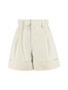 Moncler Techno Fabric Shorts Moncler Techno Fabric Shorts - Bianco