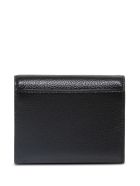 Balenciaga Black Hammered Leather Wallet With Logo Balenciaga Black Hammered Leather Wallet With Logo - Black