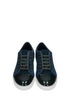 Lanvin Dbb1 Sneakers In Green Suede And Leather Lanvin Dbb1 Sneakers In Green Suede And Leather - green