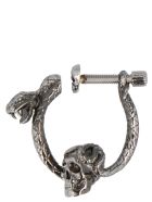 Alexander Mcqueen 'skull&snake' Earring Alexander McQueen 'skull&snake' Earring - Silver