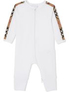 Burberry Claude Set With Check Detailing Burberry Claude Set With Check Detailing - White