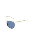 Montblanc MB0168S Sunglasses Montblanc MB0168S Sunglasses - Gold Gold Blue