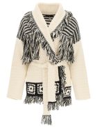 Alanui El Paso Oversized Cardigan Alanui El Paso Oversized Cardigan - LAPPONIA WHITE (White)
